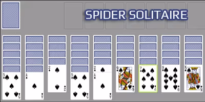online ve ücretsiz Online Spider Solitaire by Aidan Bell oyna