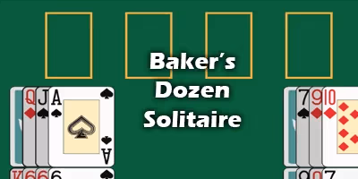 online ve ücretsiz BAKER'S DOZEN SOLITAIRE oyna