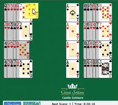 Beleaguered Castle Solitaire online oyun büyük