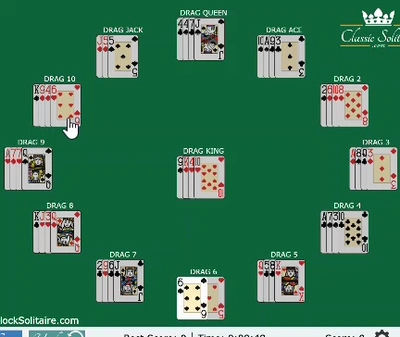 Clock Solitaire online oyun büyük