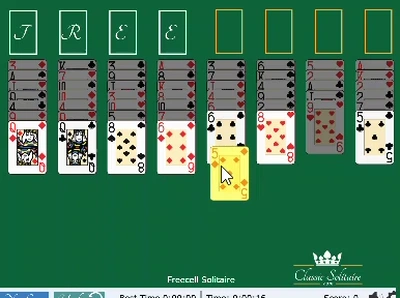 Freecell Solitaire online oyun büyük