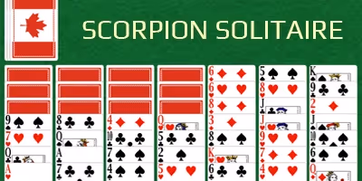 online ve ücretsiz Scorpion Solitaire by Green Felt oyna