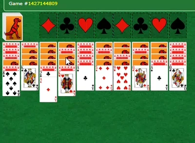 SPIDER SOLITAIRE BY GREEN FELT online oyun büyük