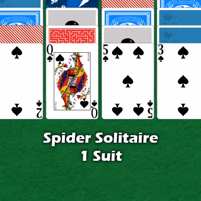 online ve ücretsiz Spider Solitaire One Suit oyna
