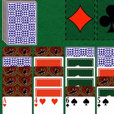 online ve ücretsiz Spider Solitaire Two Suits oyna