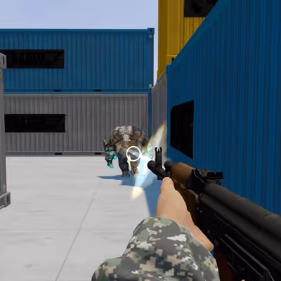 online ve ücretsiz Three FPS Demo oyna