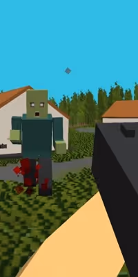 online ve ücretsiz Zombie Craft .io oyna